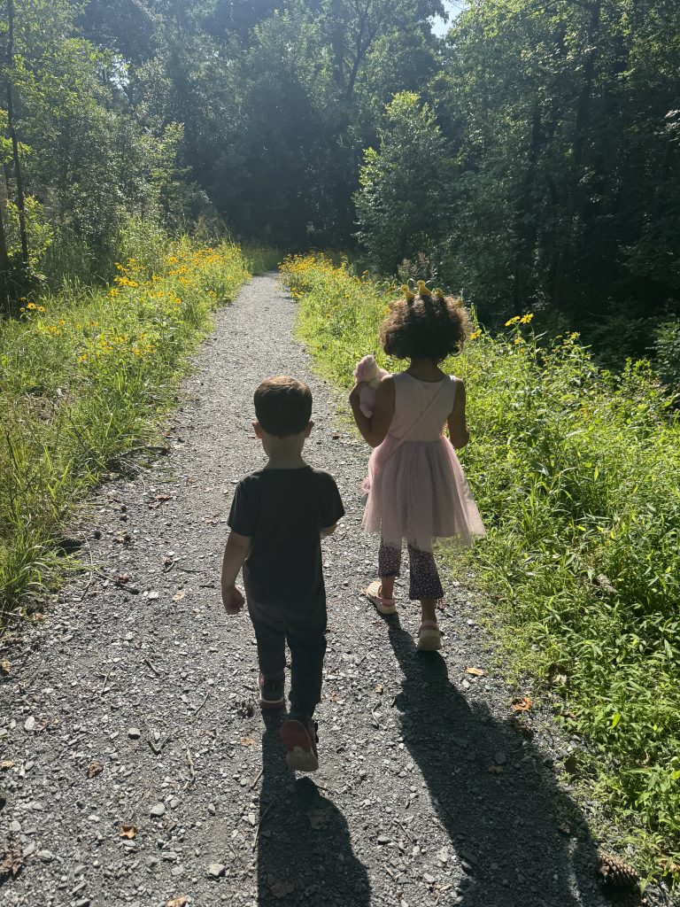 kids walking